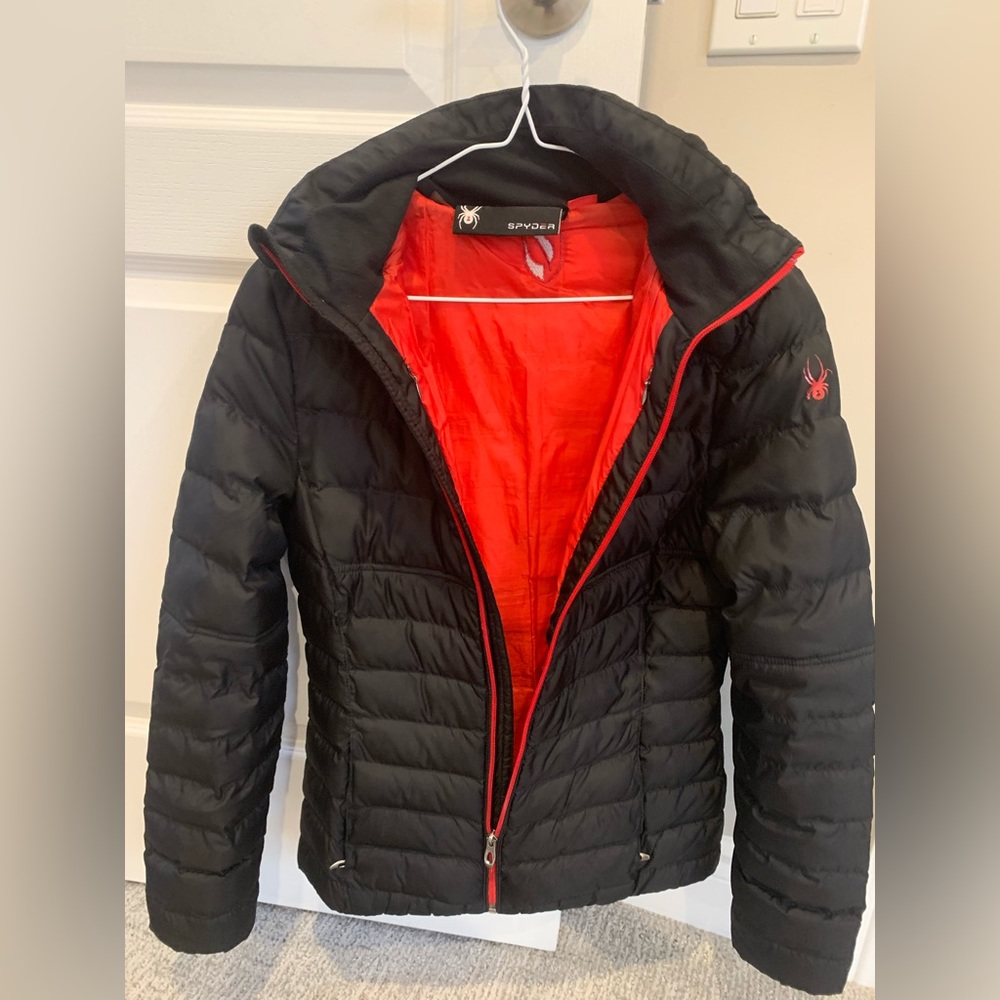 Excellent condition womens spider jacket. Xs size petite